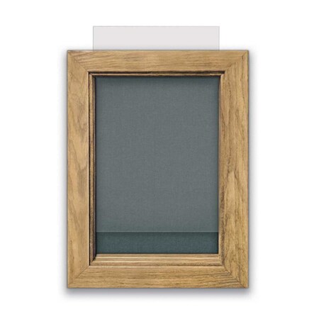 United Visual Products Indoor Enclosed Combo Board, 72"x36", Gold Frame/Blue & Dark Spruce UVCB7236G-BLUE-DRKSPR